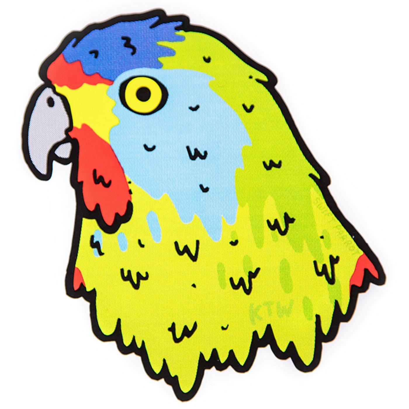 Keep Tassie Wild – Sticker – Swift Parrot