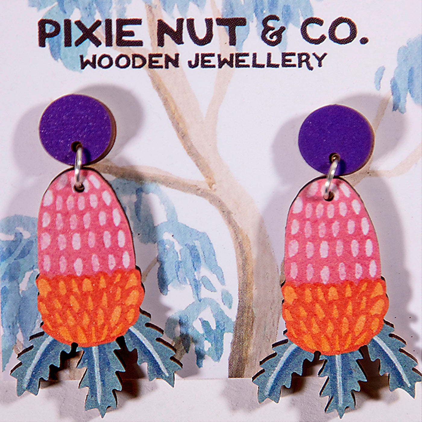 Pixie Nut & Co - Earrings - Banksia