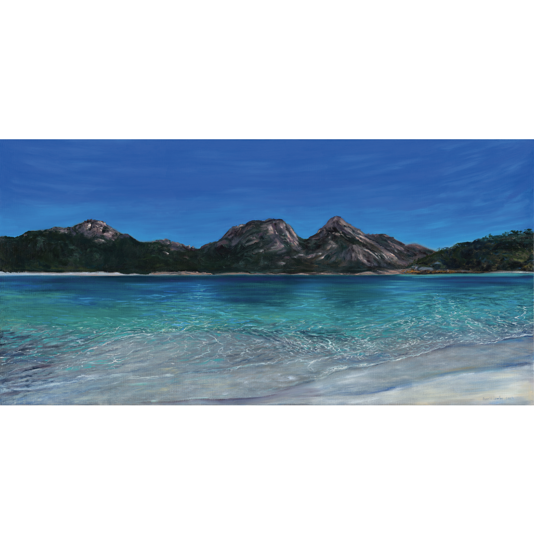 Averill Lawler - Turquoise and Granite 1, Wineglass Bay