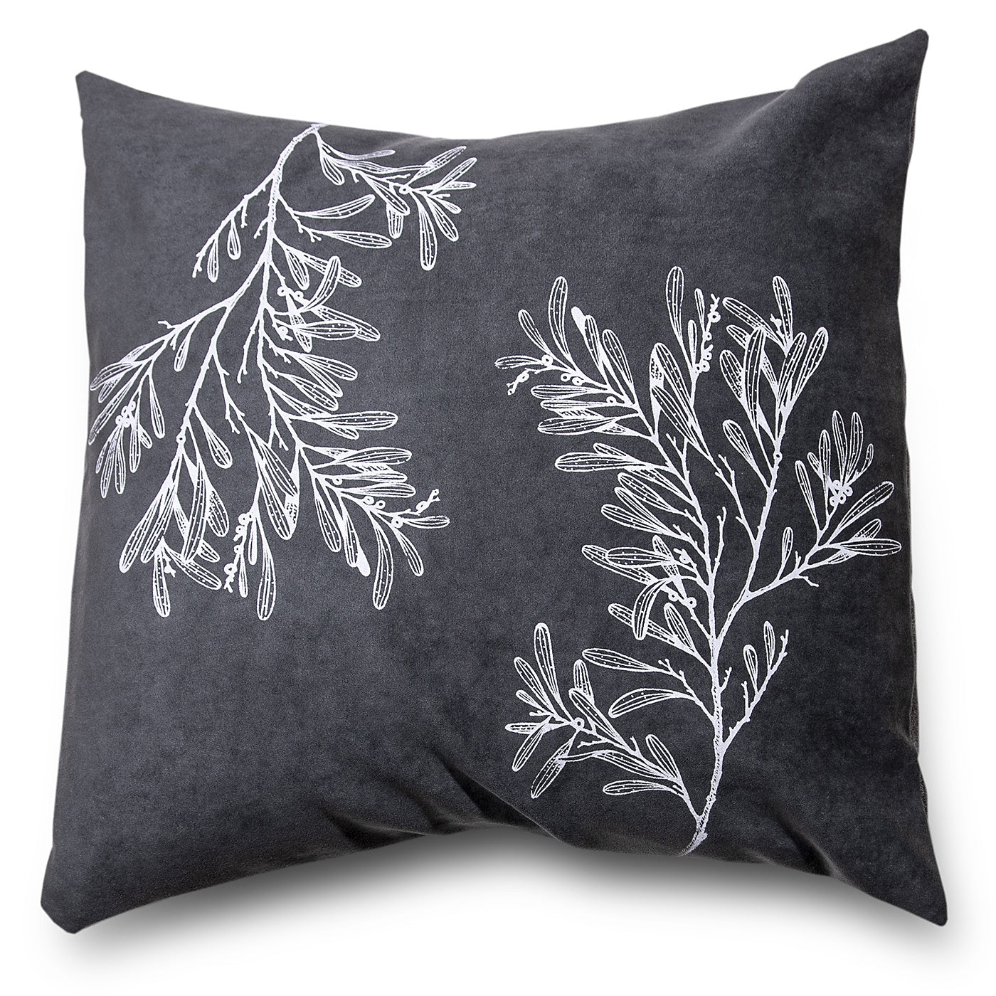 Stalley Briton - Cushion Cover - Blackwood - White on Charcoal (Discontinued)