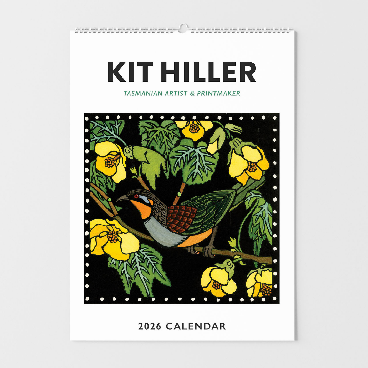 Kit Hiller - Large Wall Calendar 2026
