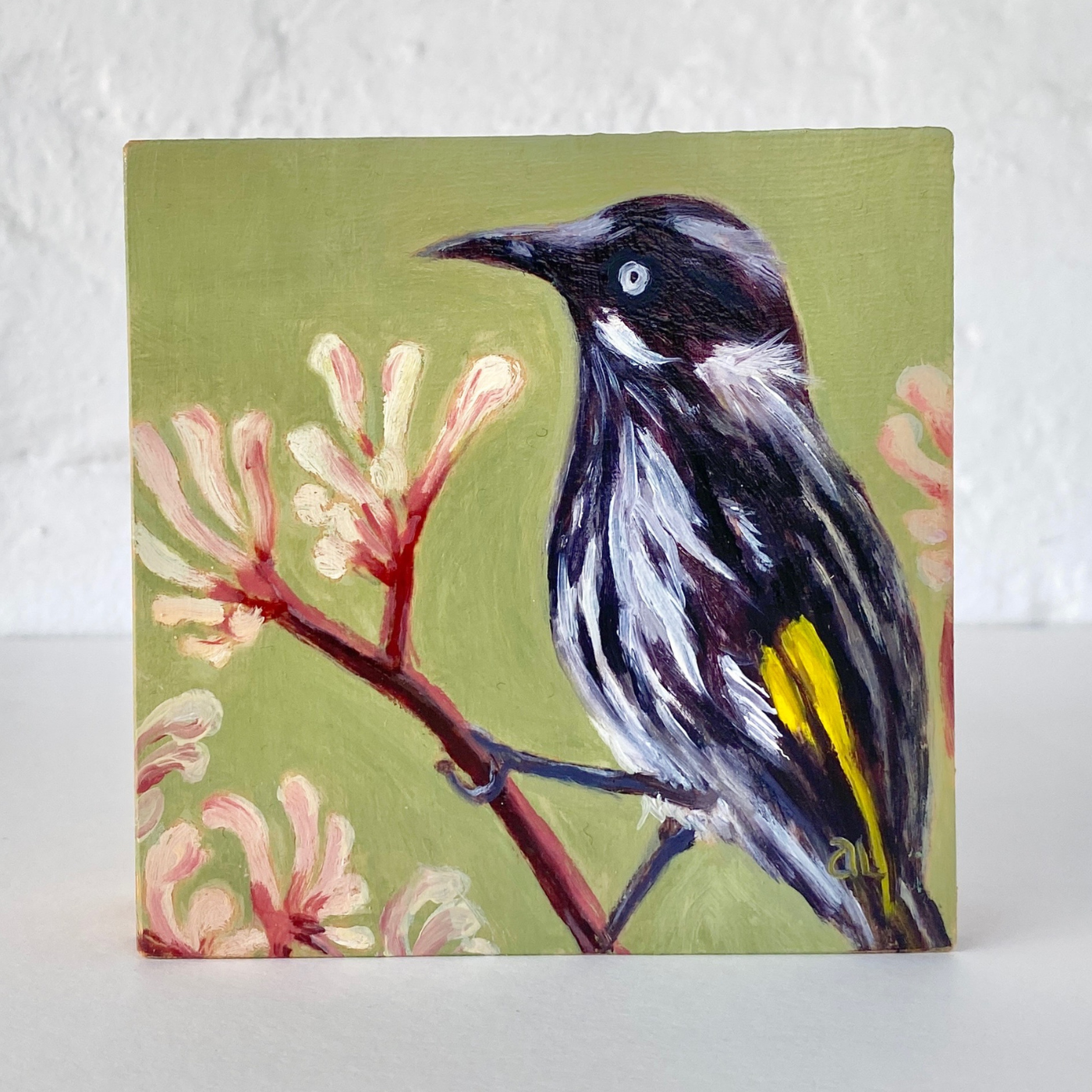 Averill Lawler - New Holland Honeyeater & Kangaroo Paw
