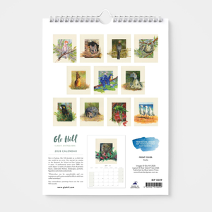 Glo Hill - Wall Calendar 2026