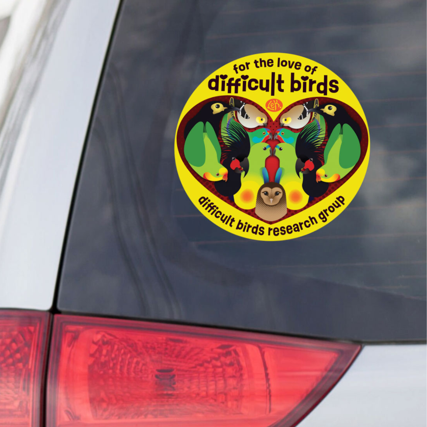 Lek Projects - Sticker - Difficult Birds Research Group