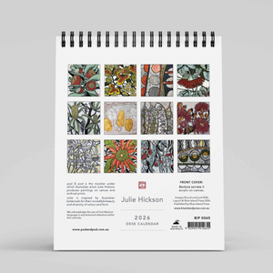 Julie Hickson Desk Calendar 2026