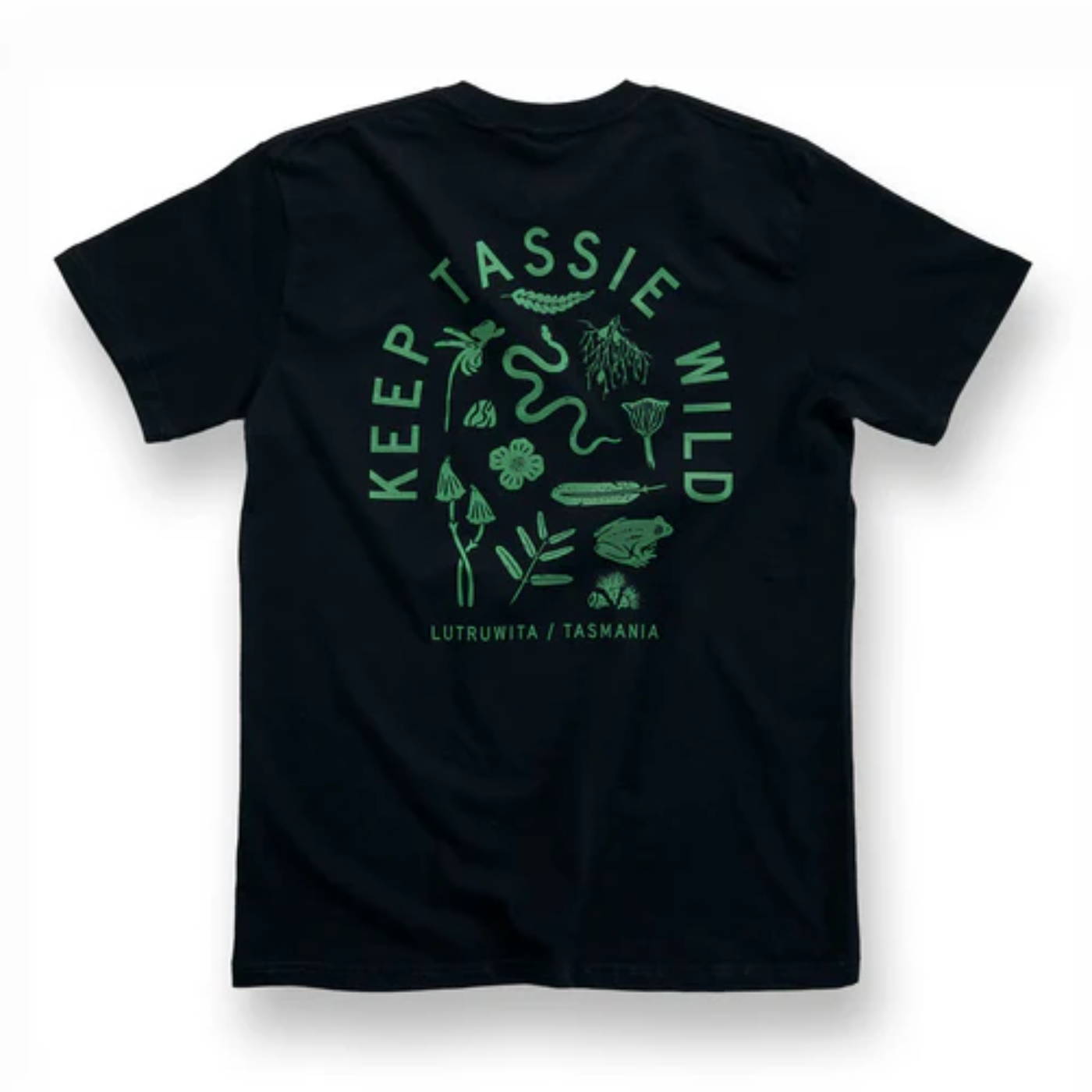 Keep Tassie Wild - Men's Tee - Land / Black