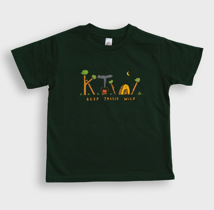 Keep Tassie Wild - Kids Tee - Keep on Camping Kids