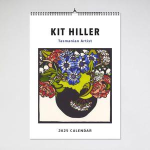 Kit Hiller 2025 Large Wall Calendar