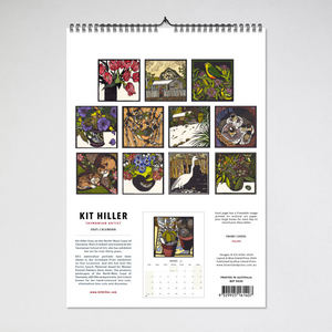 Kit Hiller 2025 Wall Calendar