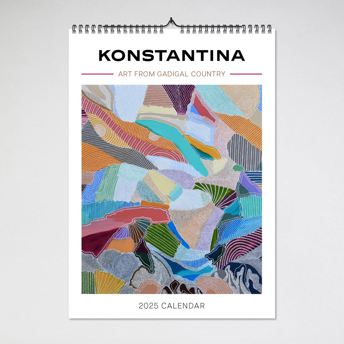 Konstantina 2025 Wall Calendar