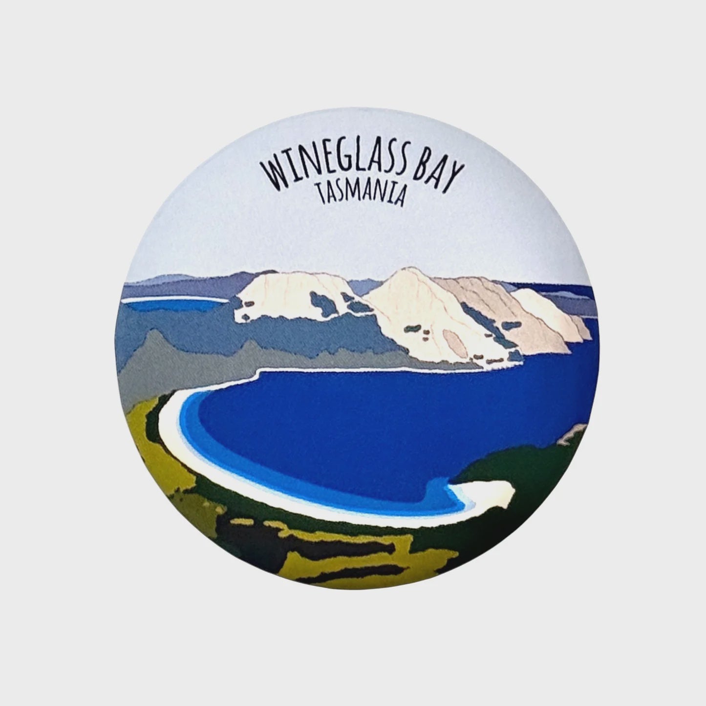 Red Parka – Bottle Opener Magnet - Wineglass Bay