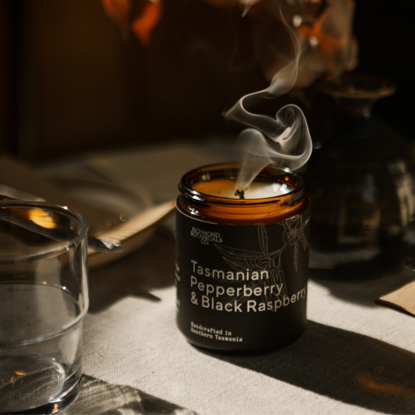 Richmond Botanicals Co. - Candle - Tasmanian Pepperberry & Black Raspberry