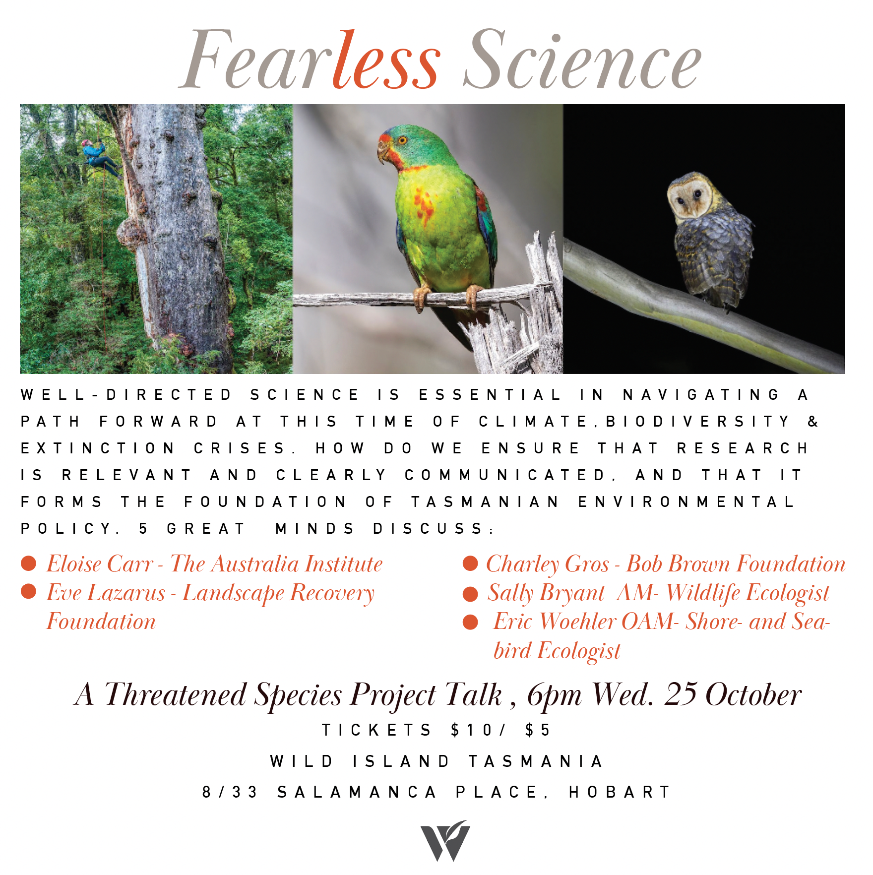 FearLESS Science- A Threatened Species Project Talk