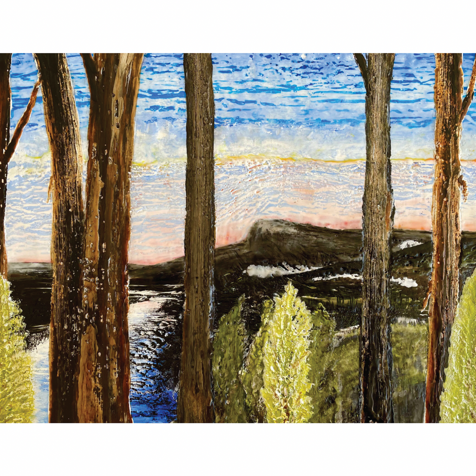 Geoff Tuck - Kunanyi and the Rivulet Looking South