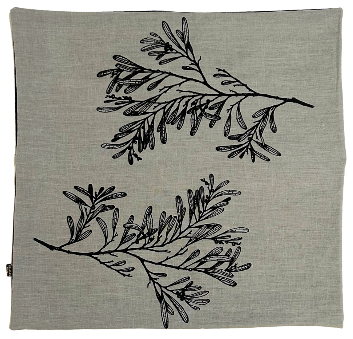 Stalley Briton - Cushion Cover - Blackwood - Black on Natural