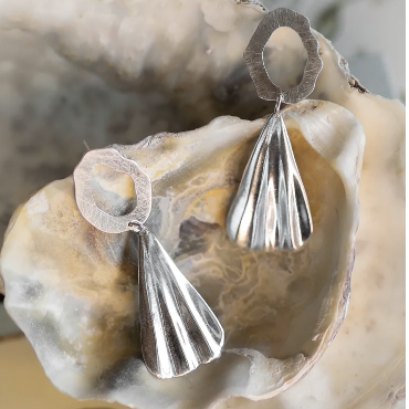 *Ruth Evenhuis Designs - Shell Drop Earrings