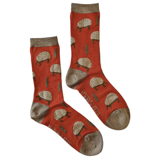 Red Parka - Socks - Adult - Echidna