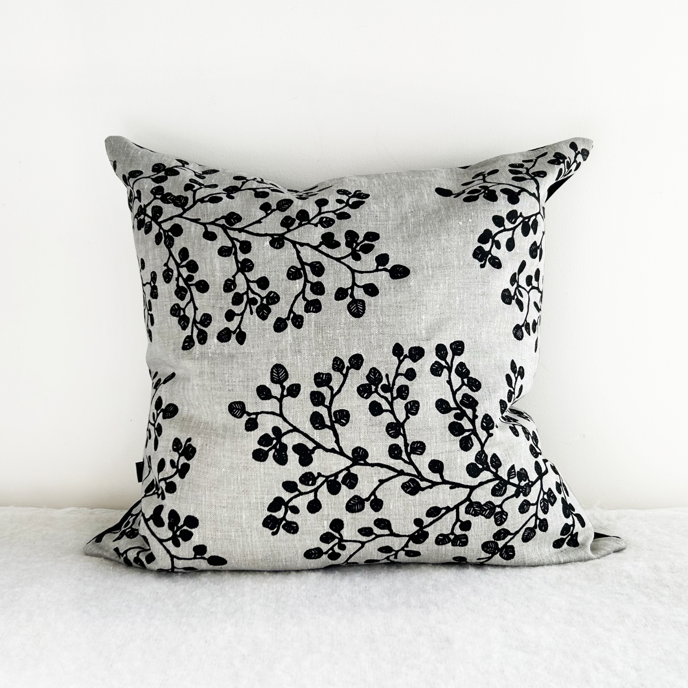 Stalley Briton - Cushion Cover - Fagus - Black on Natural