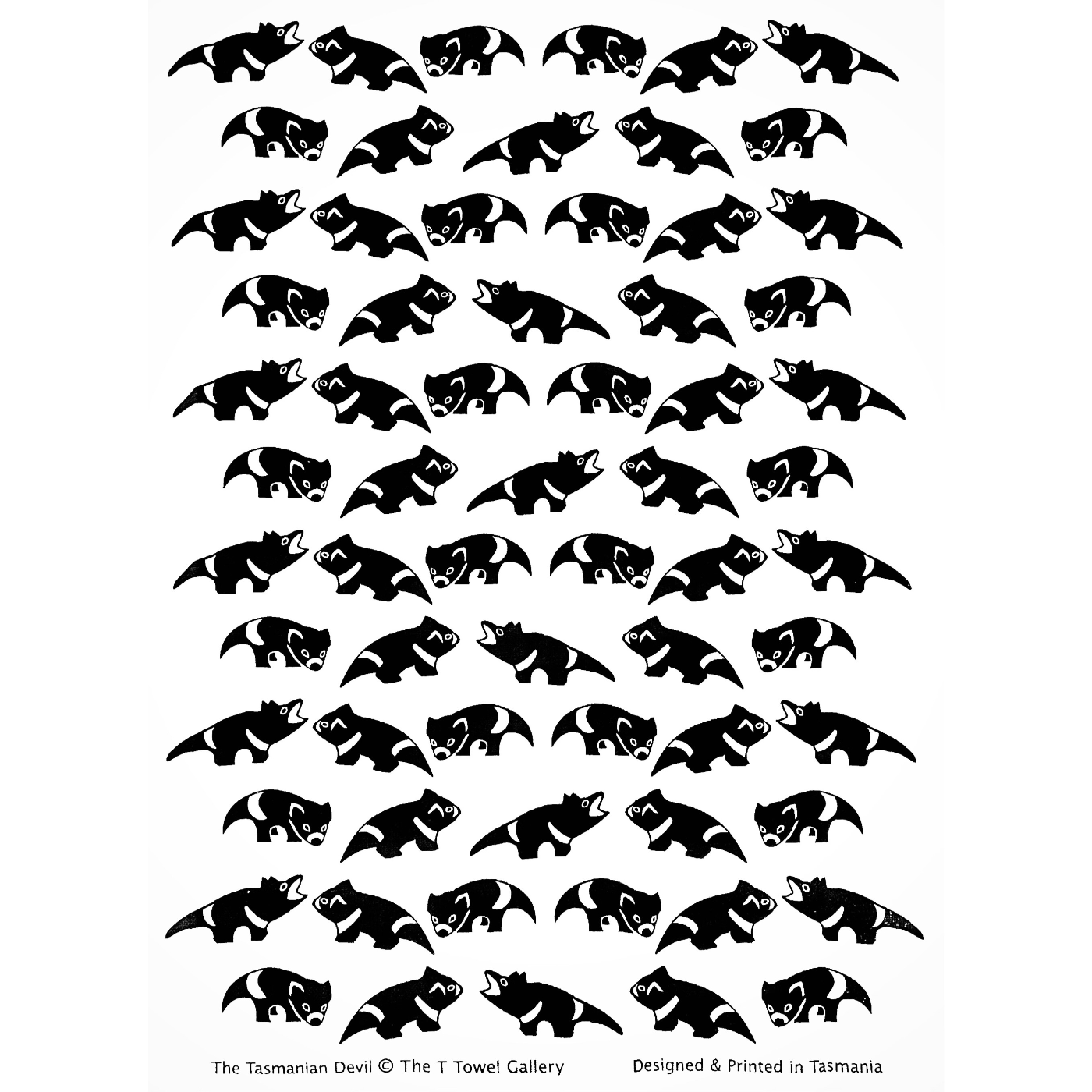 The T-Towel Gallery - Tea Towel - Tasmanian Devil