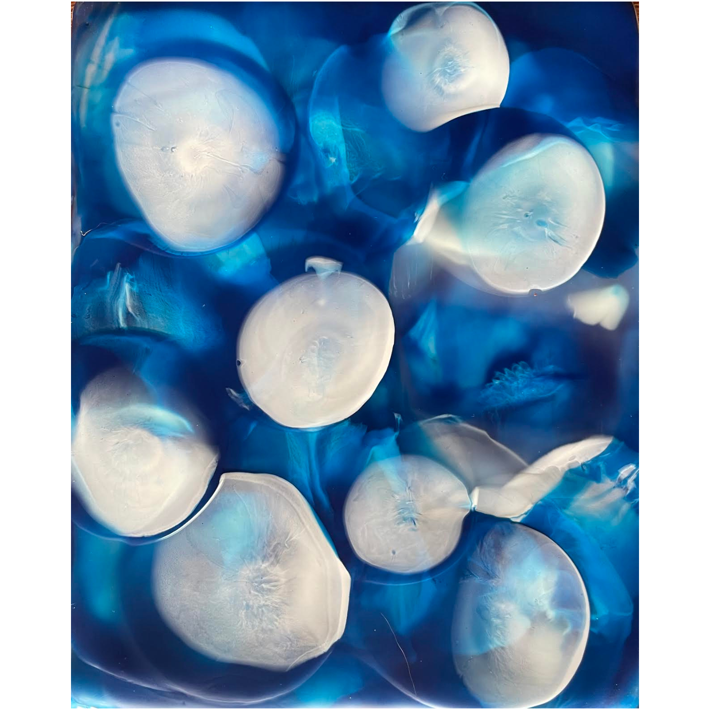 Geoff Tuck - Ocean Jewels in Phthalo Blue III