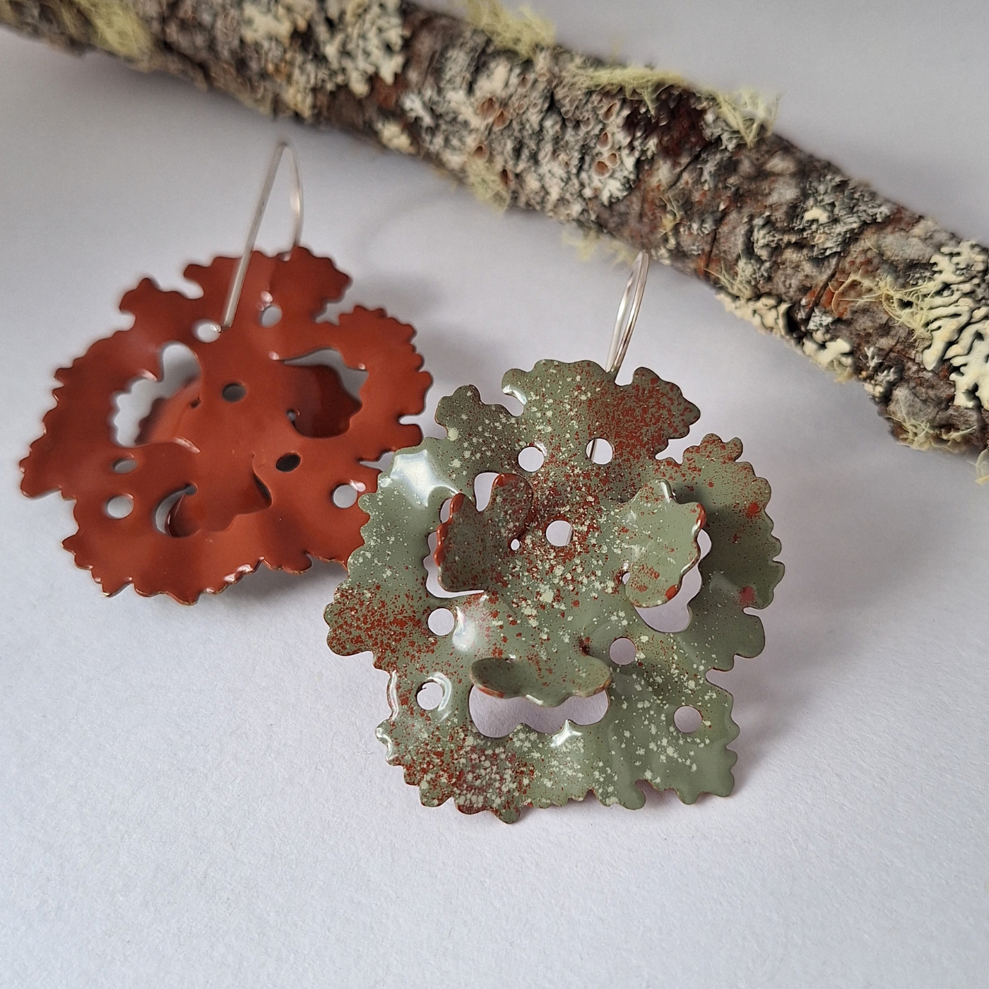 Hulley Jewellery - Foliose Wild Collection - Large Lichen Drops