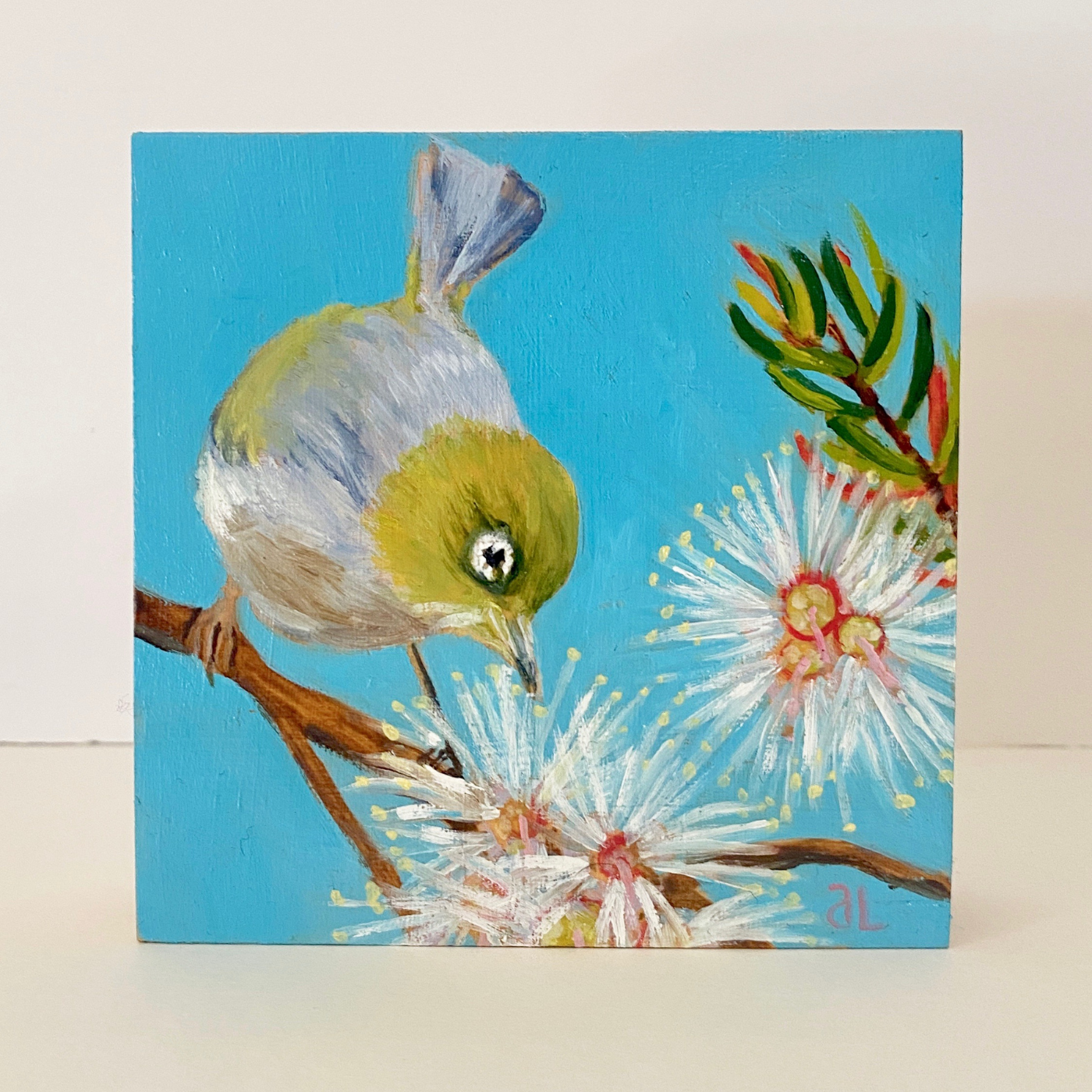 Averill Lawler - Silvereye in the Kunzea