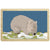 Red Parka - Wooden Magnet - Wombat