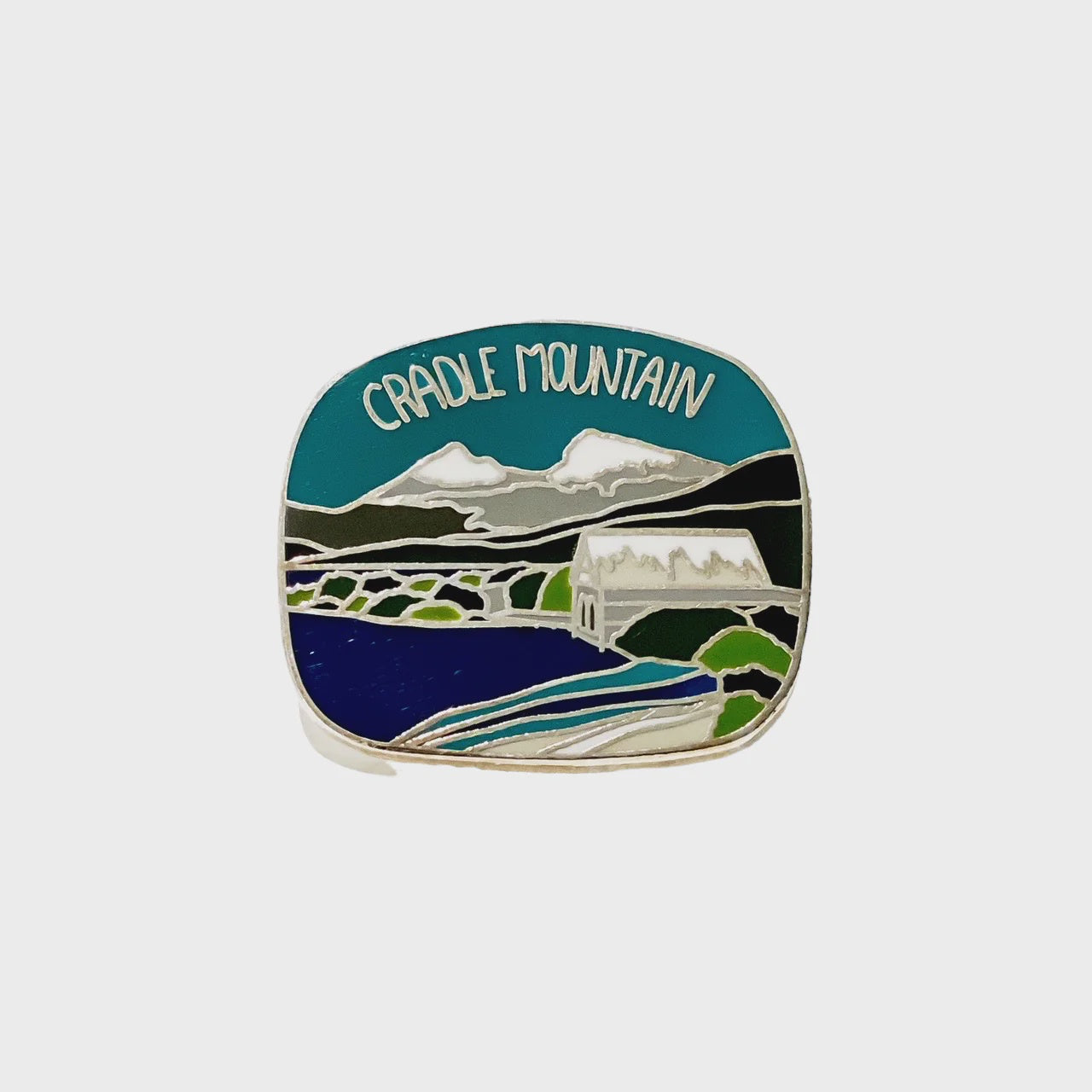 Red Parka - Enamel Pin - Cradle Mountain