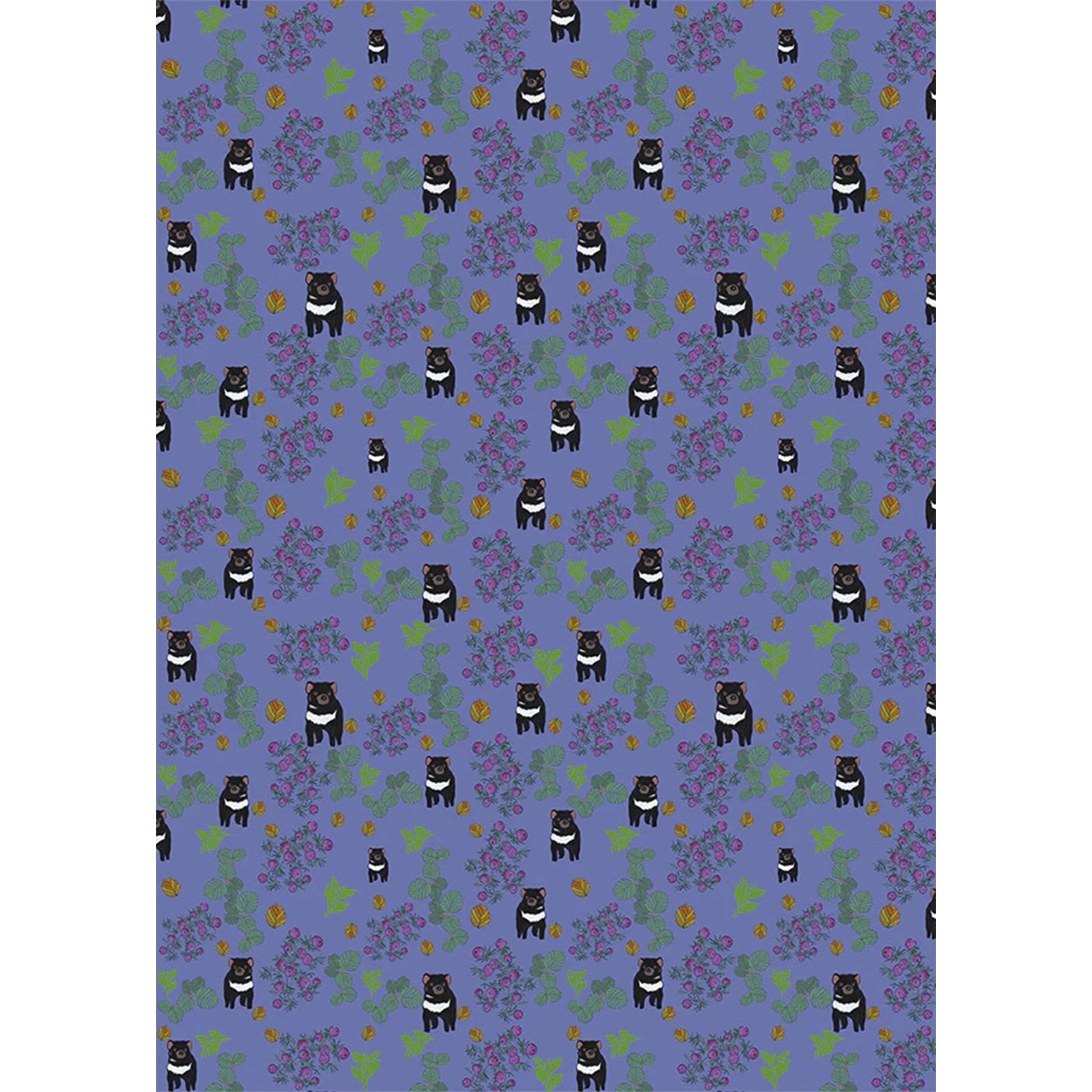 Red Parka – Tea Towel - Devil In Fagus Pattern