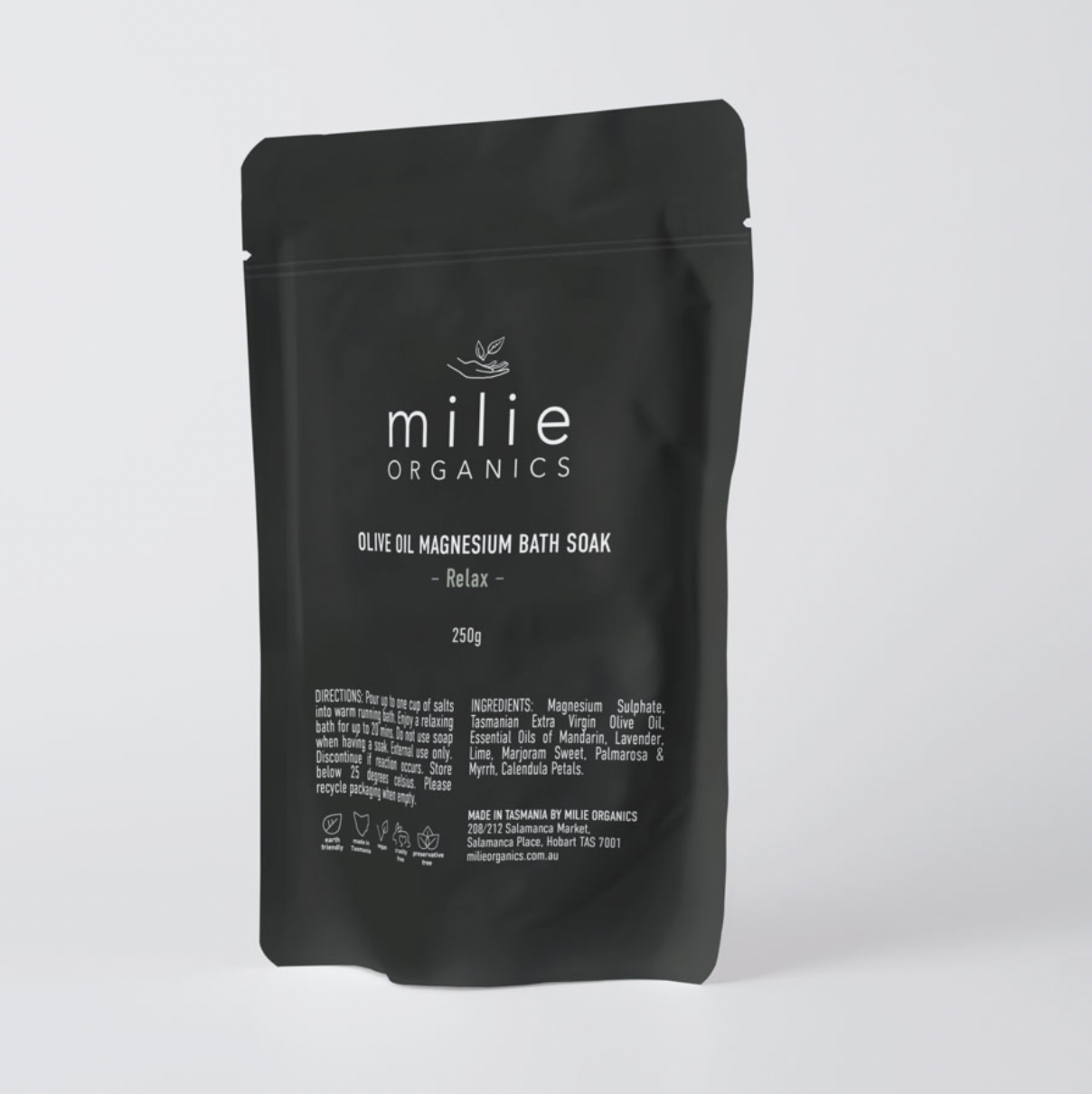 Milie Organics - Olive Oil Magnesium Soak - Relax