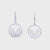 Red Parka - Drop Earrings - Recycled Sterling Silver - Tasmanian Waratah