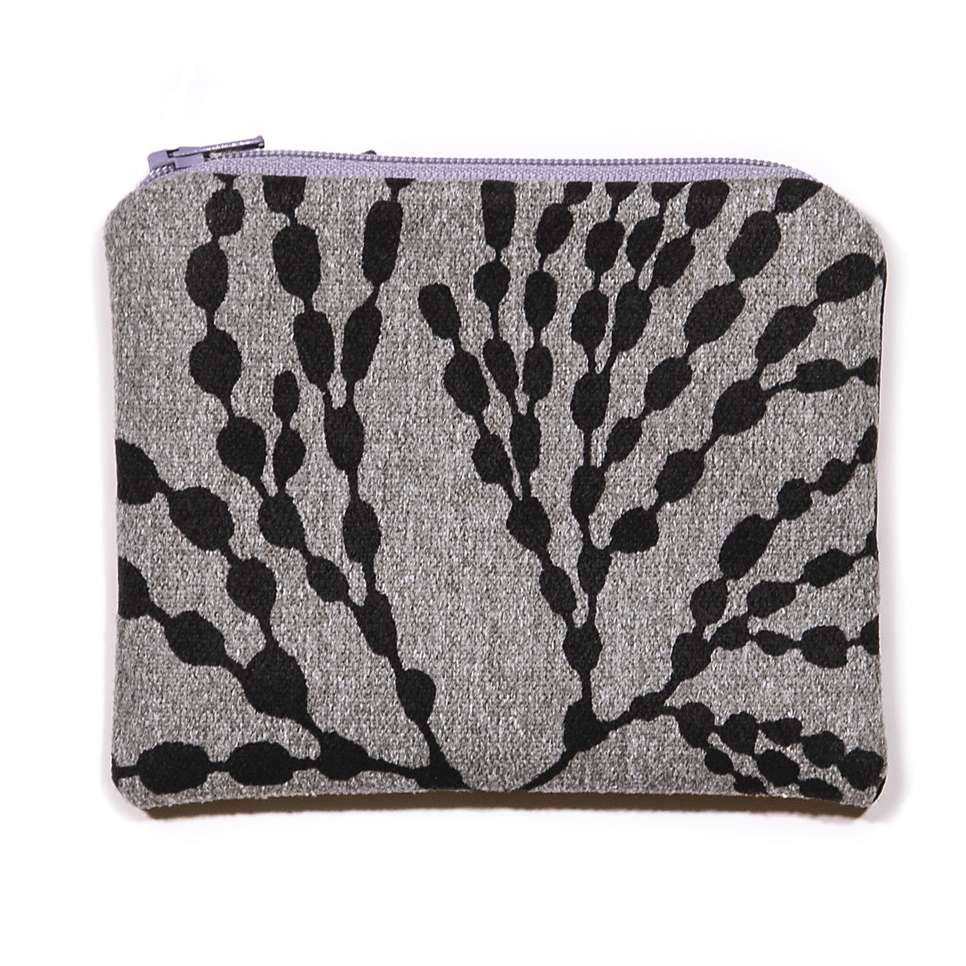 Stalley Briton - Zip Purse - Small - Bubbleweed - Black on Light Grey