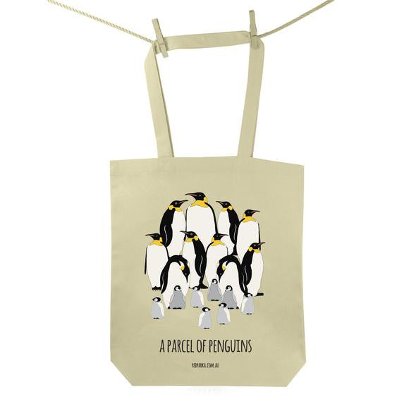 Red Parka - Tote Bag - Parcel of Penguins(Discontinued)