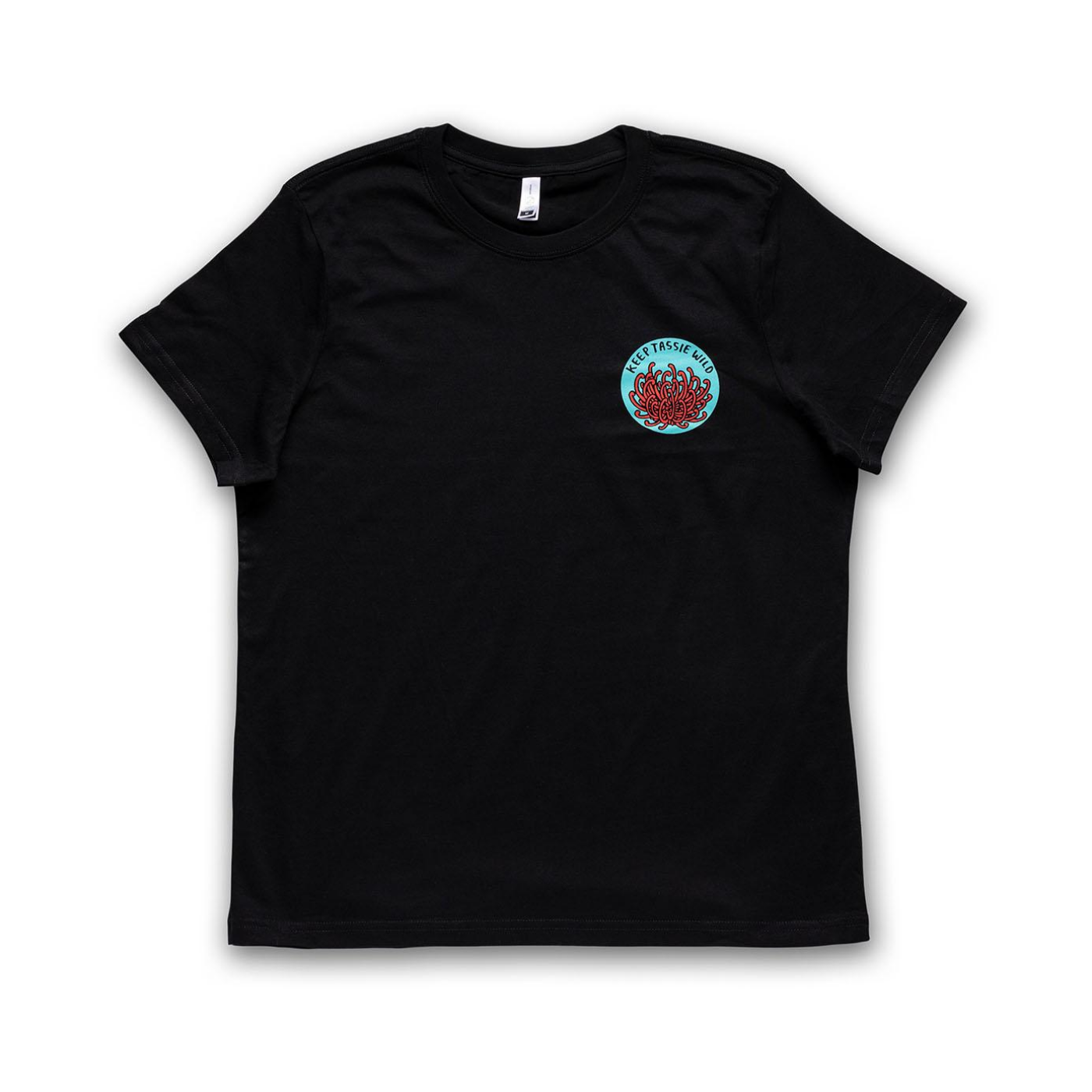 Keep Tassie Wild - Women's Tee - Waratah / Black