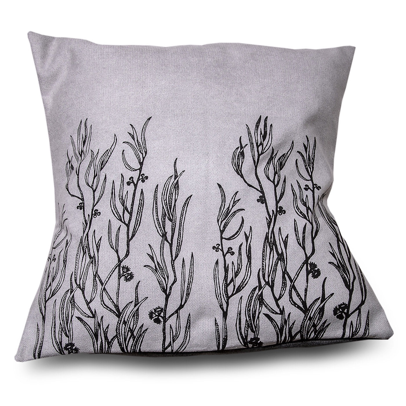 Stalley Textile Co. - Cushion Cover - Peppermint - Black on Light Grey