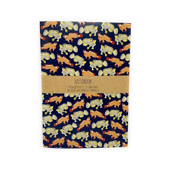 Red Parka - A5 Notebook - Handfish