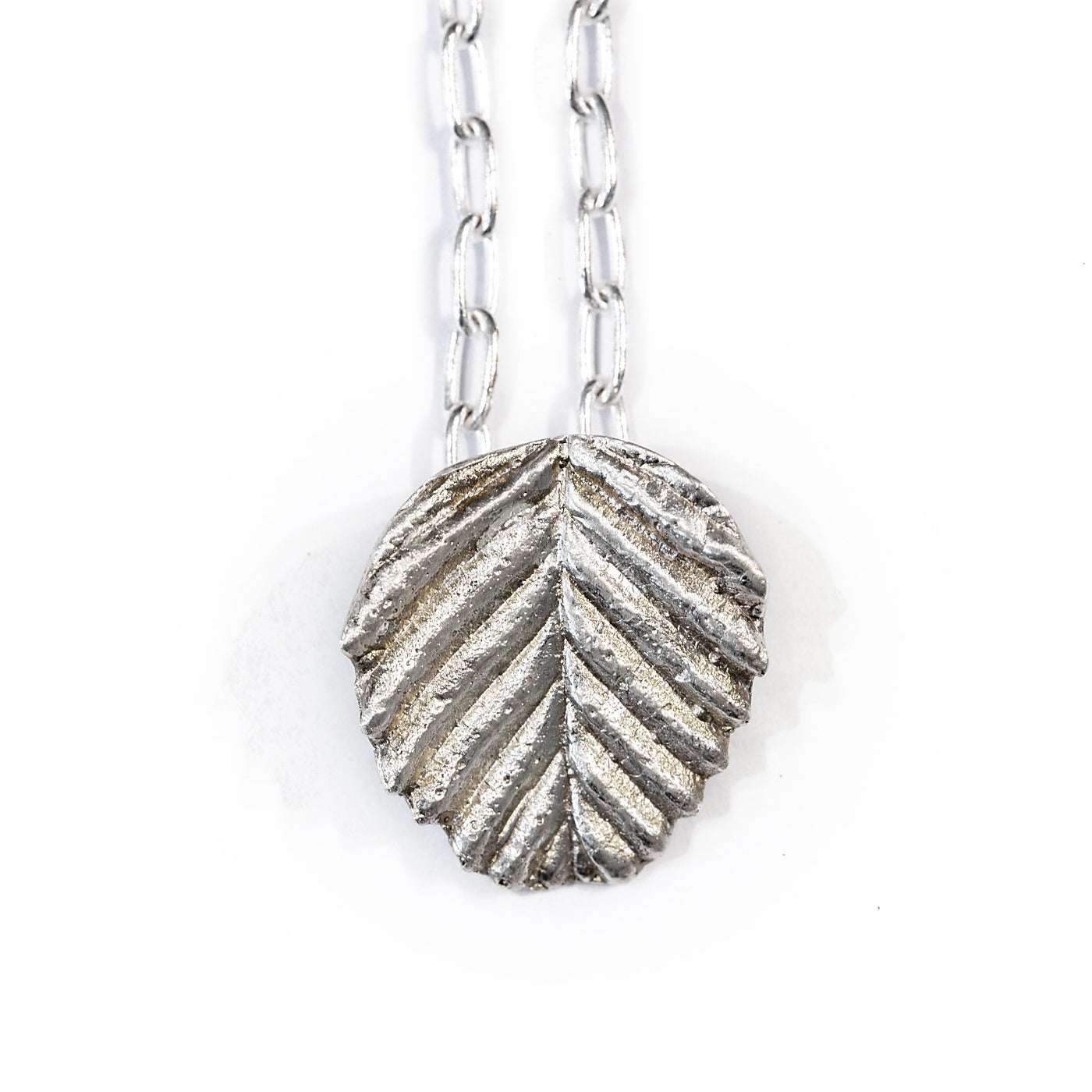 Olivia Hickey - Fagus Collection - Round Pendant - Sterling Silver