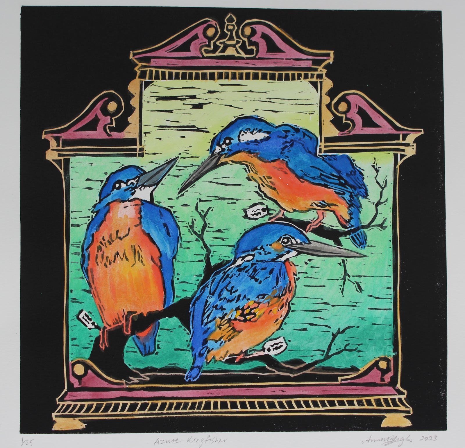 Anna Berger - Azure Kingfisher