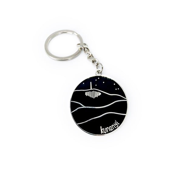 T.J.Finch - Enamel Keyring - kunanyi