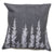 Stalley Textile Co. - Cushion Cover - Huon Pine - White on Charcoal