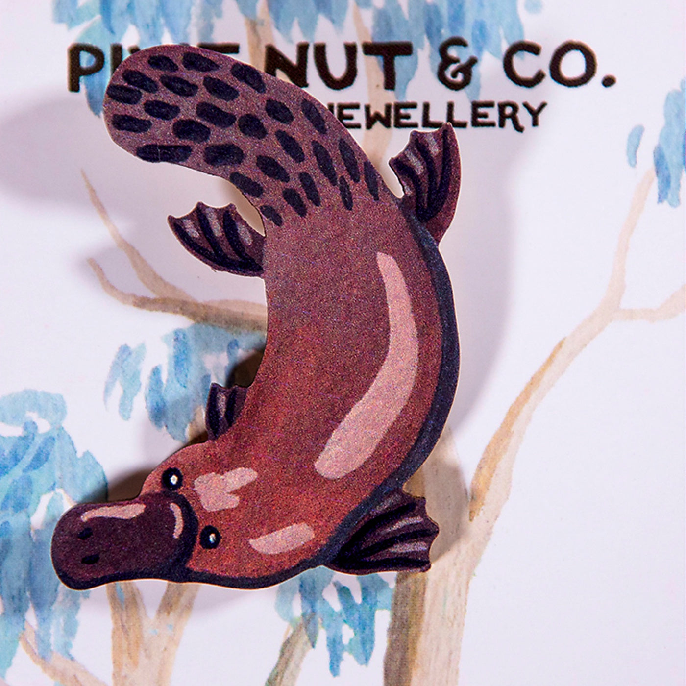 Pixie Nut & Co - Brooch - Platypus