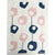 Till Designs - Tea Towel - Pod - Pink & Indigo