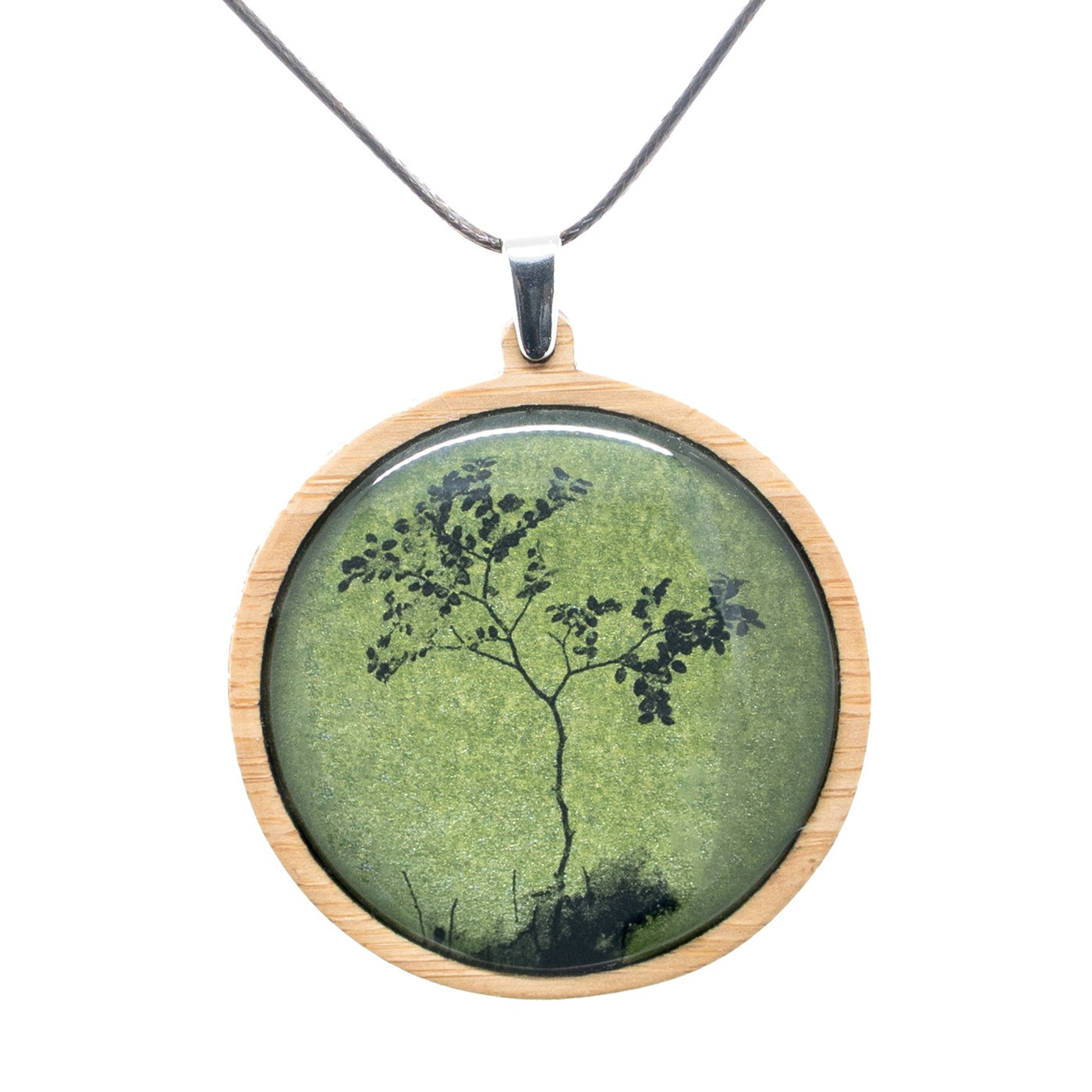 Myrtle & Me - Pendant - Myrtle Tree Metallic Green