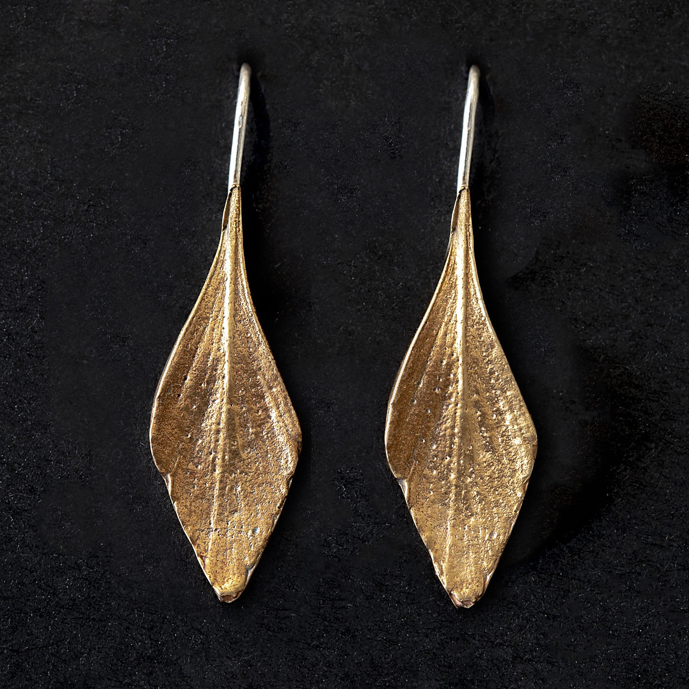 Olivia Hickey - Celery-top Pine Collection - Drop Earrings - Bronze
