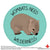 Red Parka - Sticker - Wombat