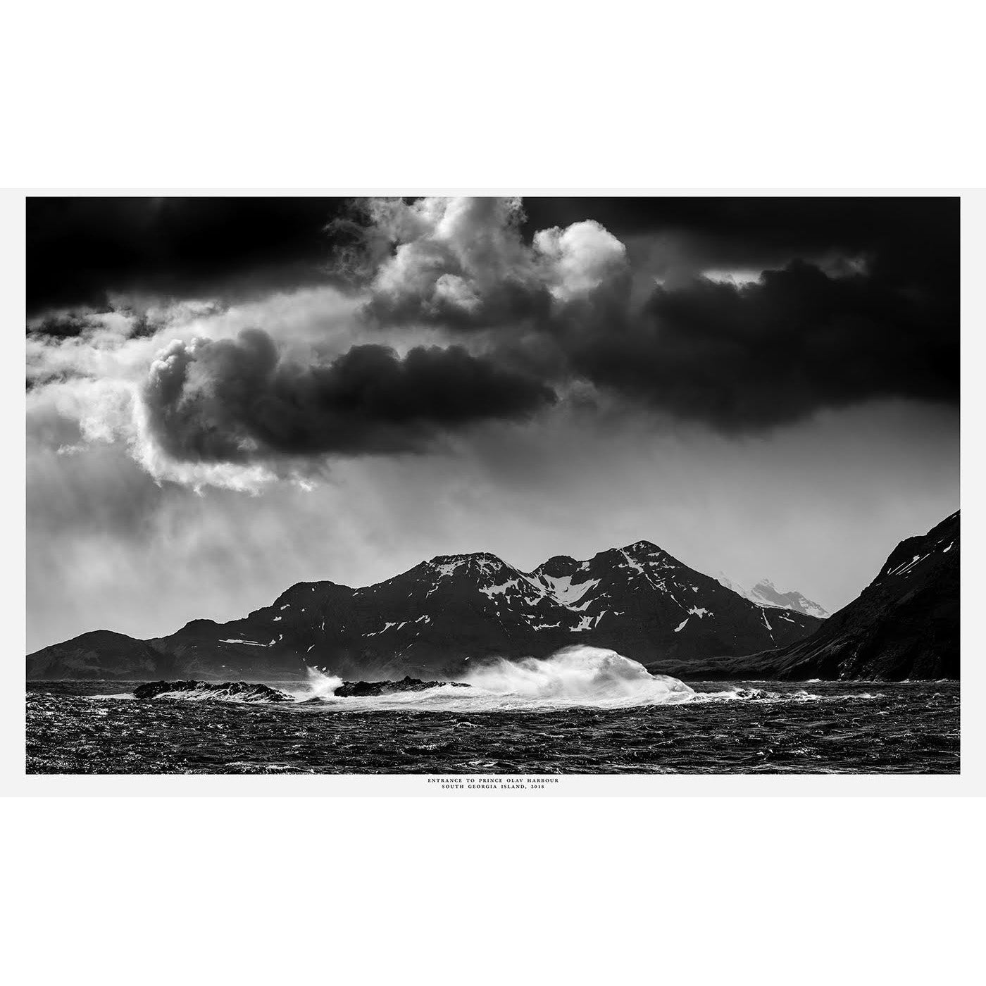 Peter Cosier - Entrance to Prince Olav Harbour, South Georgia Island, 2018