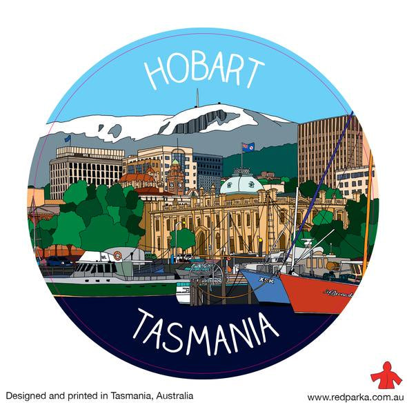 Red Parka - Sticker - Hobart