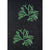 Stalley Textile Co. - Tea Towel - Bubbleweed - Green on Black
