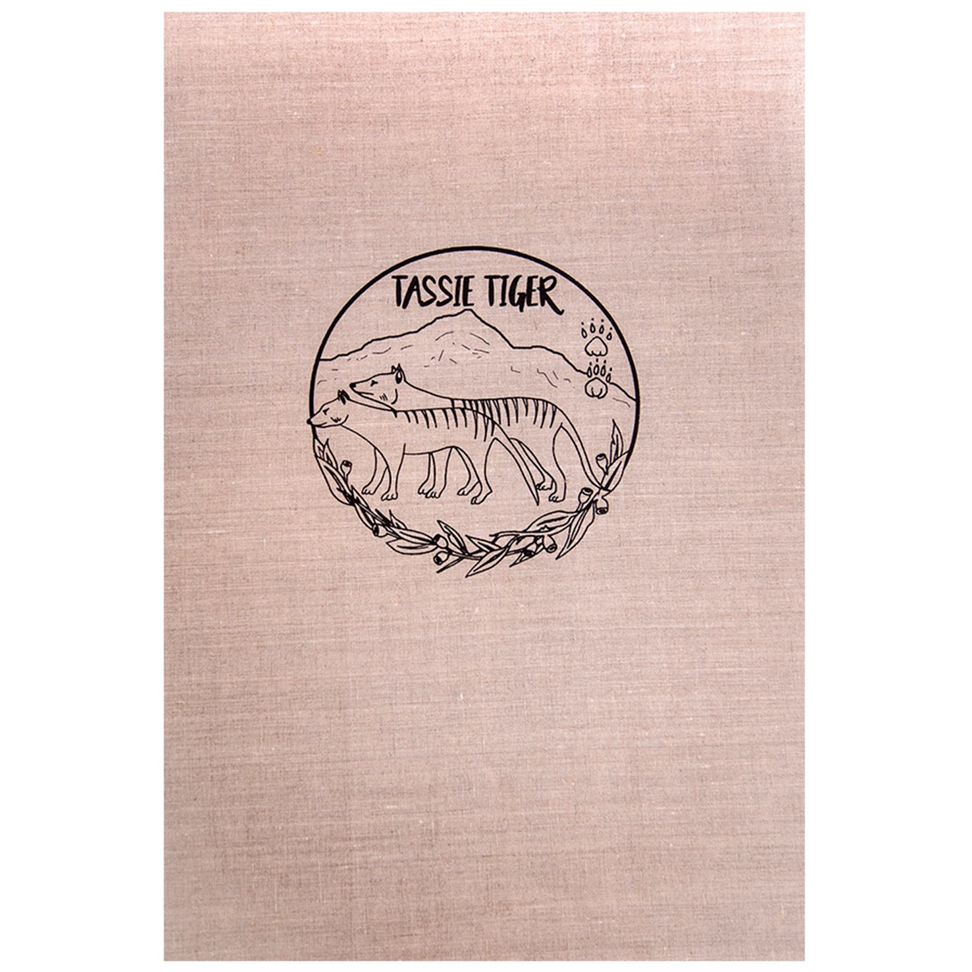 Sea Urchin Design – Tea Towel – Tassie Tiger