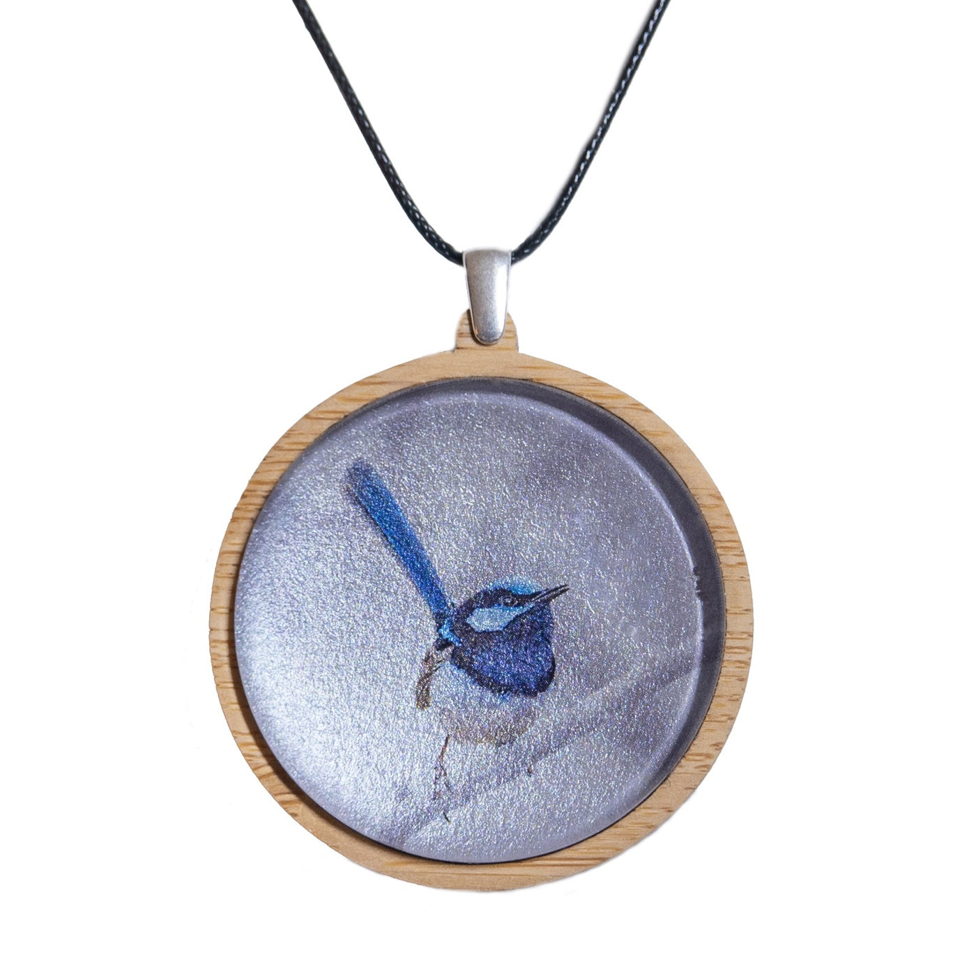 Myrtle & Me - Pendant - Blue Wren